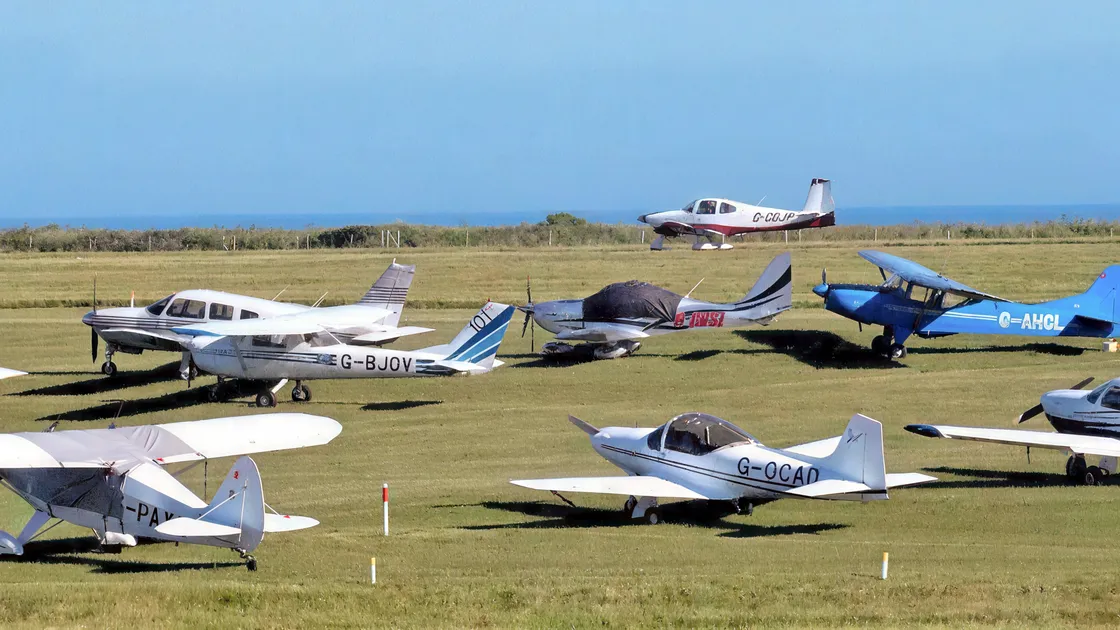 As many as 40 planes, with pilots and partners, are expected to arrive if the weather holds