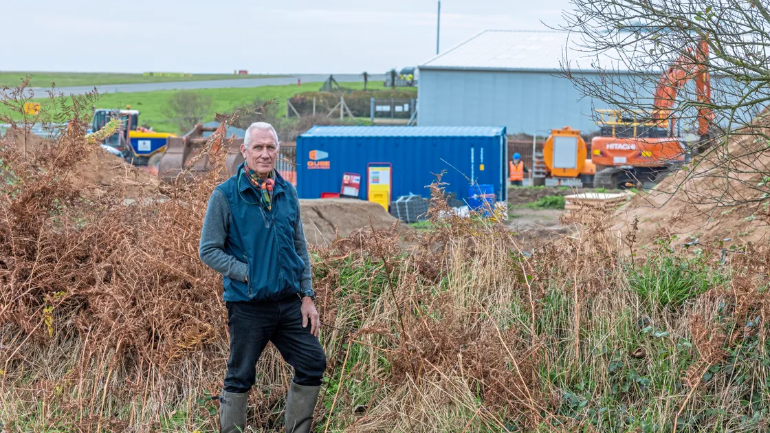 Colin Dodd, who owns a neighbouring field, has seen so sign of the developers carrying out planning’s instructions
