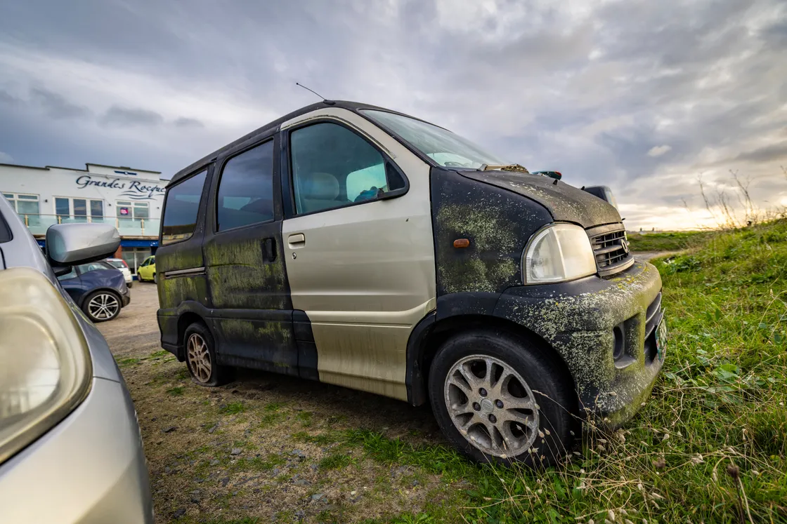 Police said that there were procedures in place that could lead to the removal of a vehicle that appeared to have been abandoned
