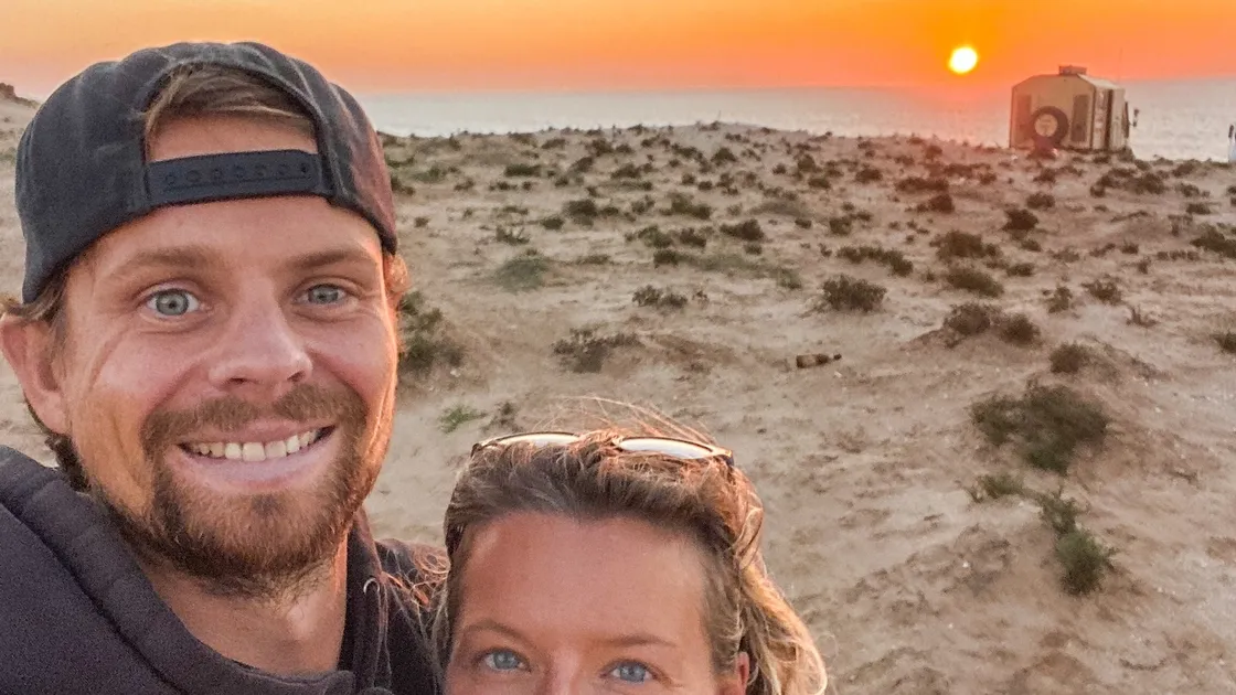 Lara Baudains has raised more than £500 for an animal charity in Morocco while travelling with her fiance Charlie Skinner. (31700949)