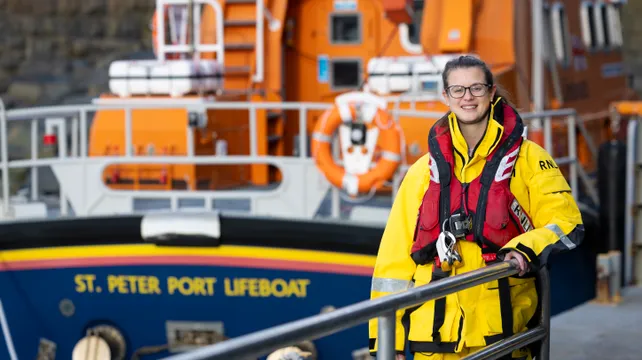 First female crew member joins St Peter Port lifeboat