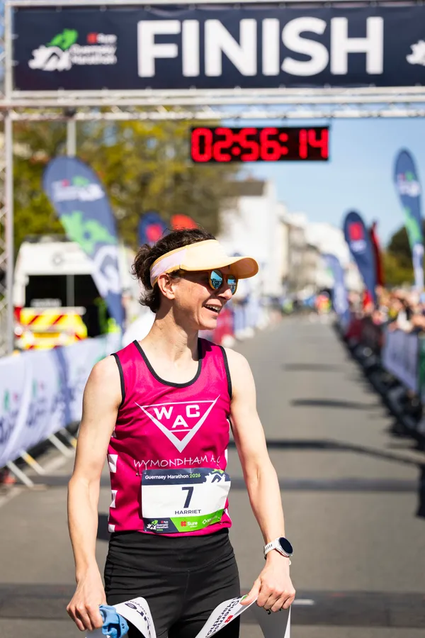UK masters athlete Harriet Carr ran 2-56-09 to shave just over 14min. off a mark previously held by Guernsey’s own Vicky Carre.