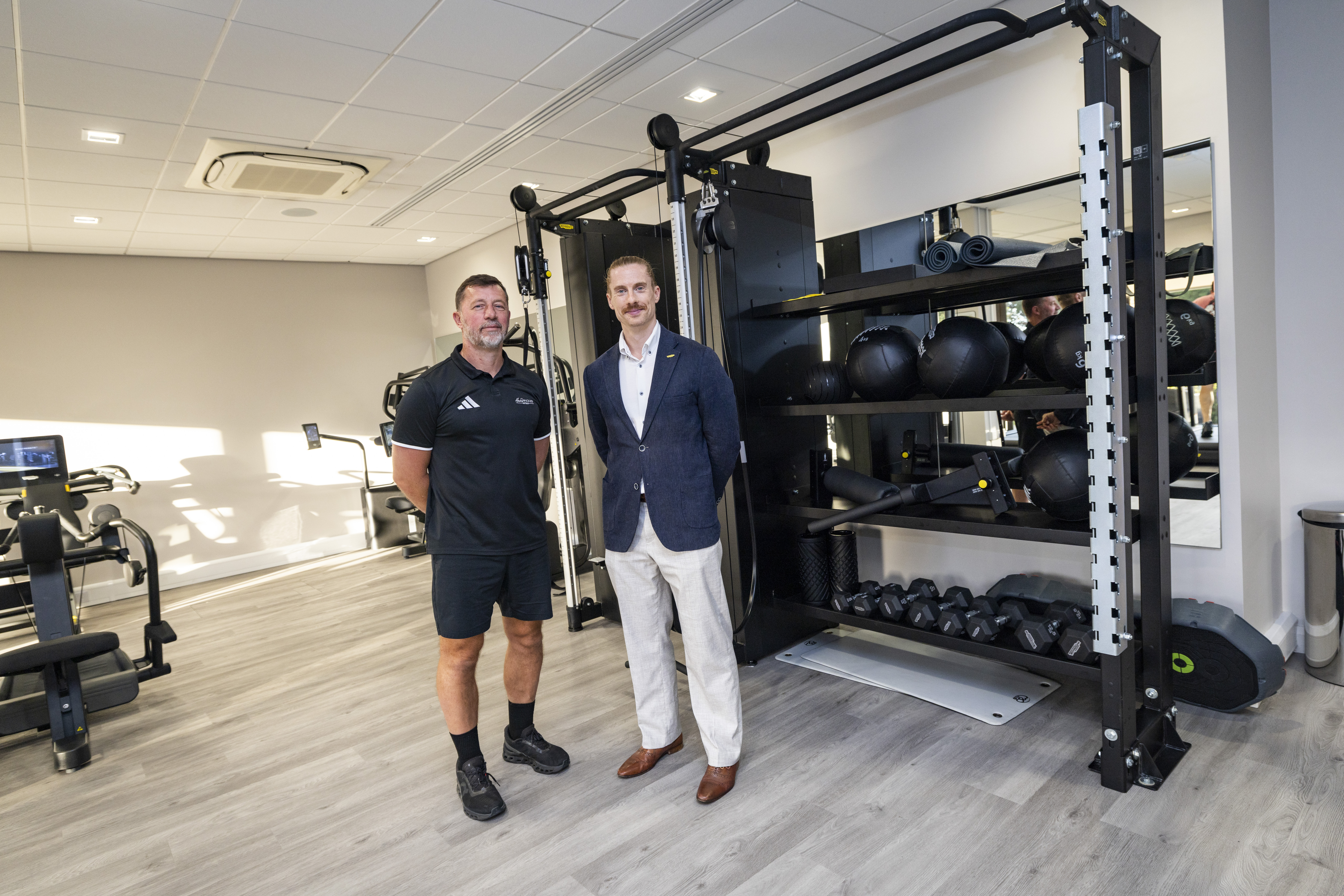 St Pierre Park Hotel installs gym machines tailored to each user