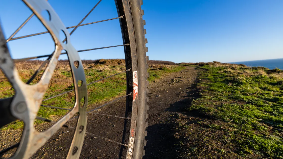 Complaints have been made about people mountain biking on the cliff paths along the south coast.