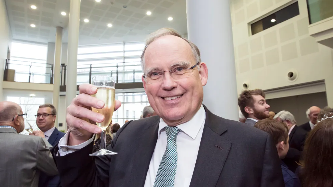 Raise a glass for the Bailiff's retirement
