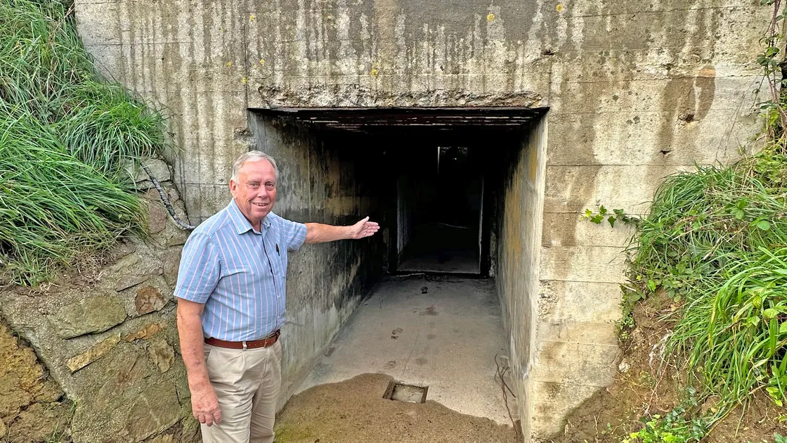 Andrew Eggleston of Bell & Co at the Giffoine site in Alderney.  (31559962)