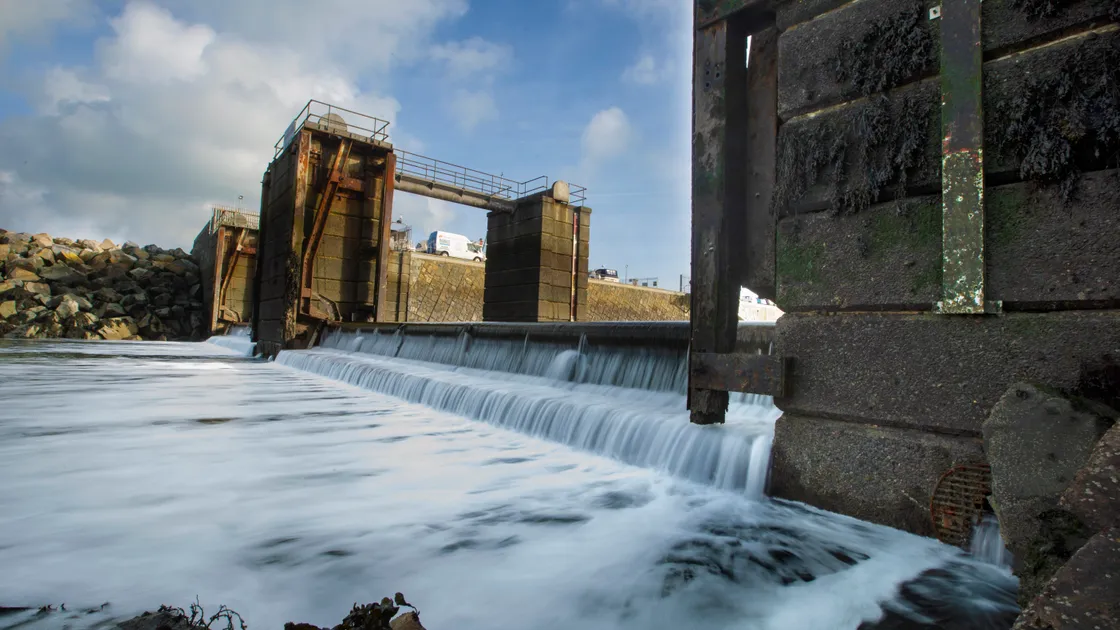 The gates to the QEII Marina were installed 40 years ago and it is estimated it will cost between £5-10m. to replace them. 