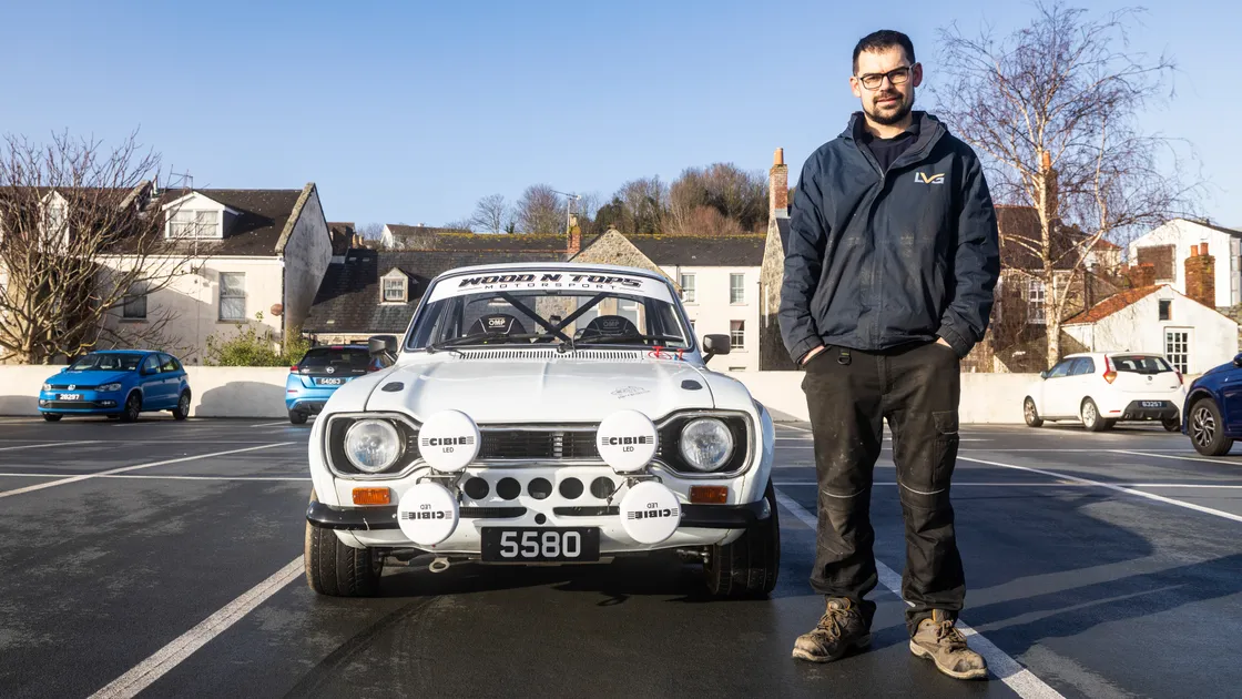 Craig Robert has competed in every edition of the Guernsey Rally to date