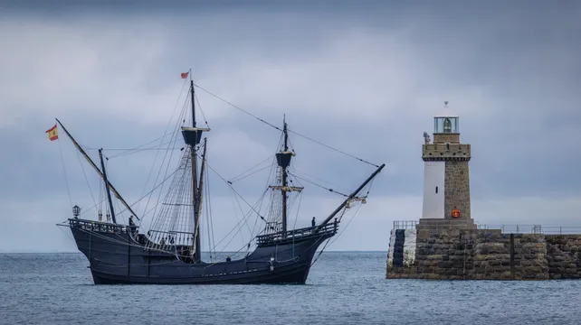 Historic ship ready for visitors after docking in St Peter Port