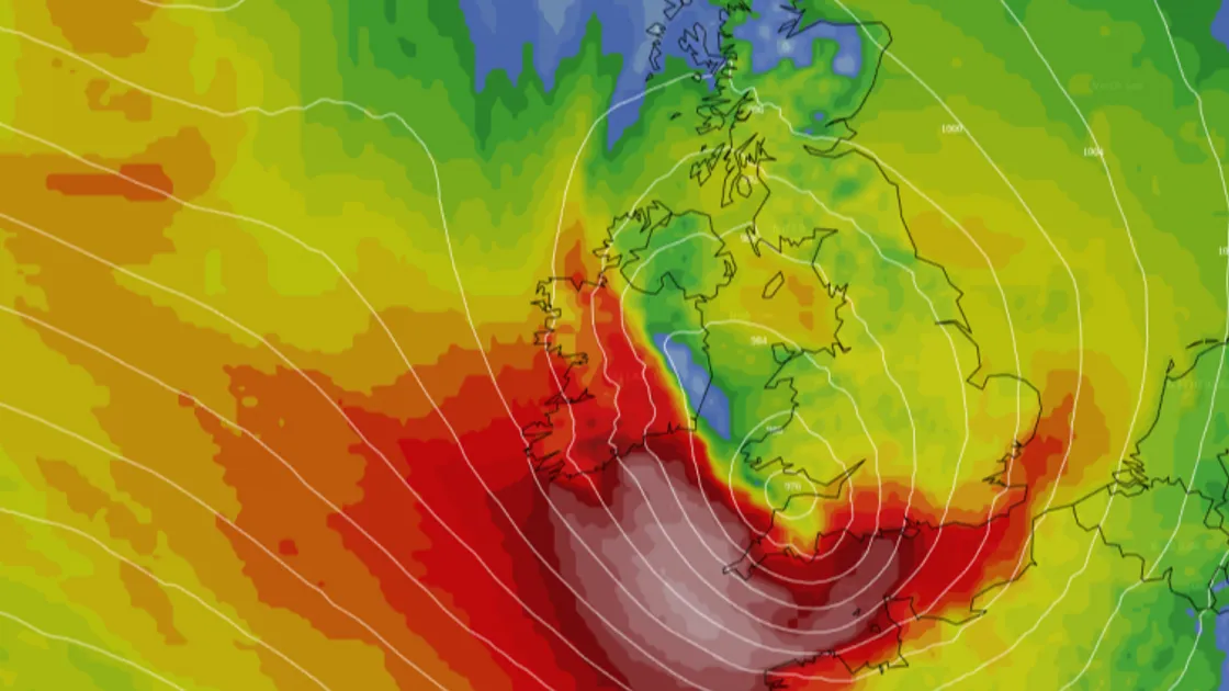 A RED wind warning is expected to be issued for Guernsey as Storm Austen heads for the Channel Islands, bringing travel disruption on the eve of half-term.