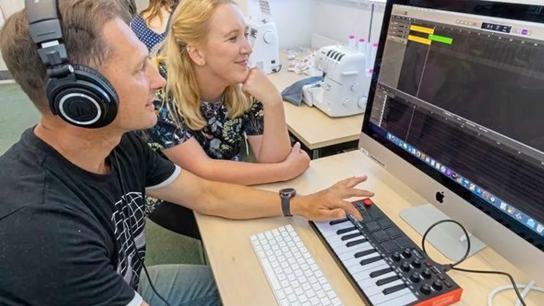 The Fab Lab at the Guille-Alles Library includes music editing software and supports one of its key objectives of lifelong learning. (Pictures by Chris George Photography)