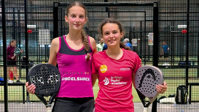 Guernsey padel player tops national rankings - at just 14