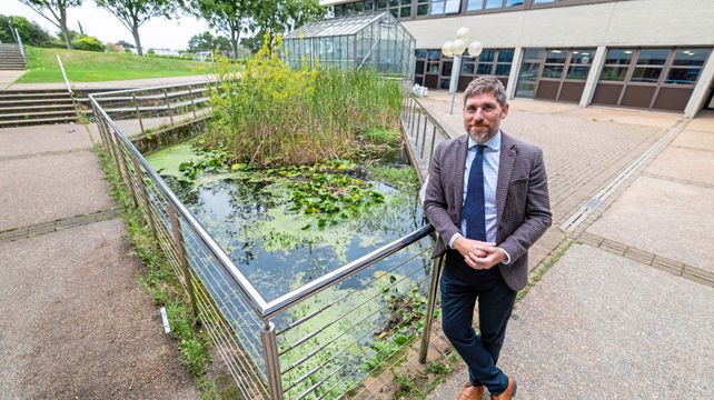 Les Varendes school pond reclaimed for sciences