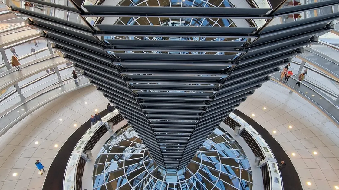 The Bundestag Roof Dome. 