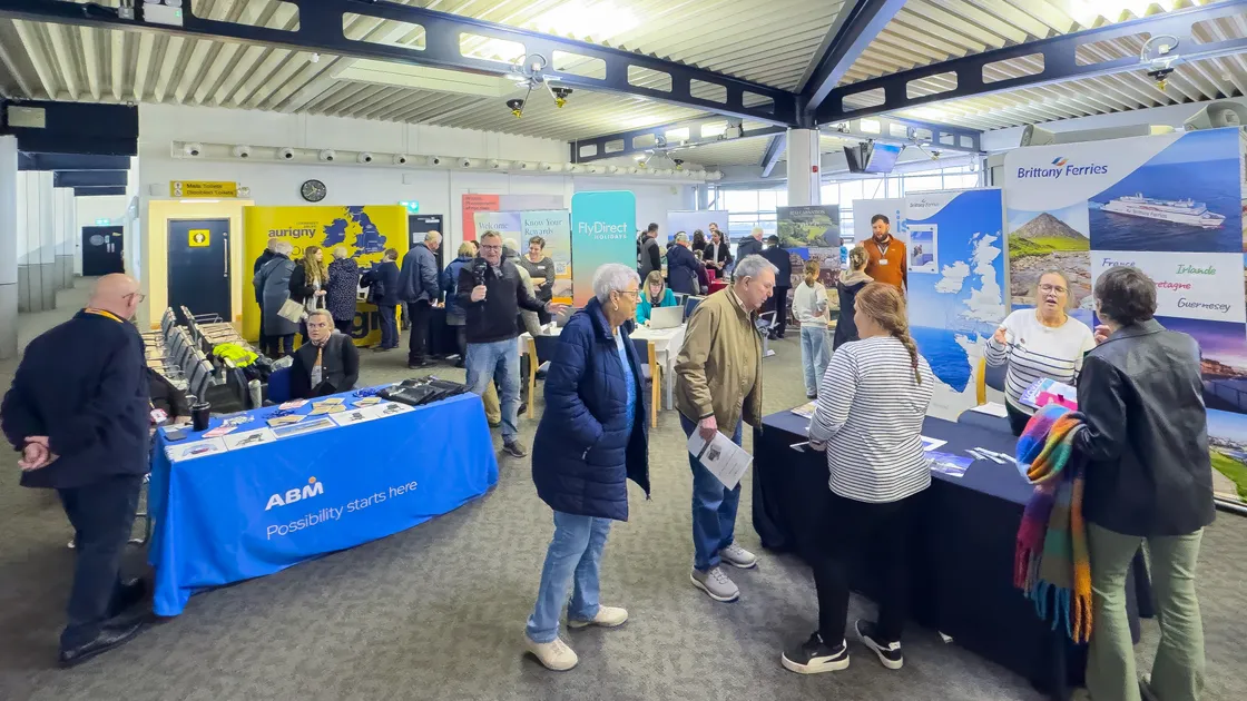 Despite a post-Storm Goretti weather hangover, more than 500 people had passed through the airport show by 3pm on Sunday