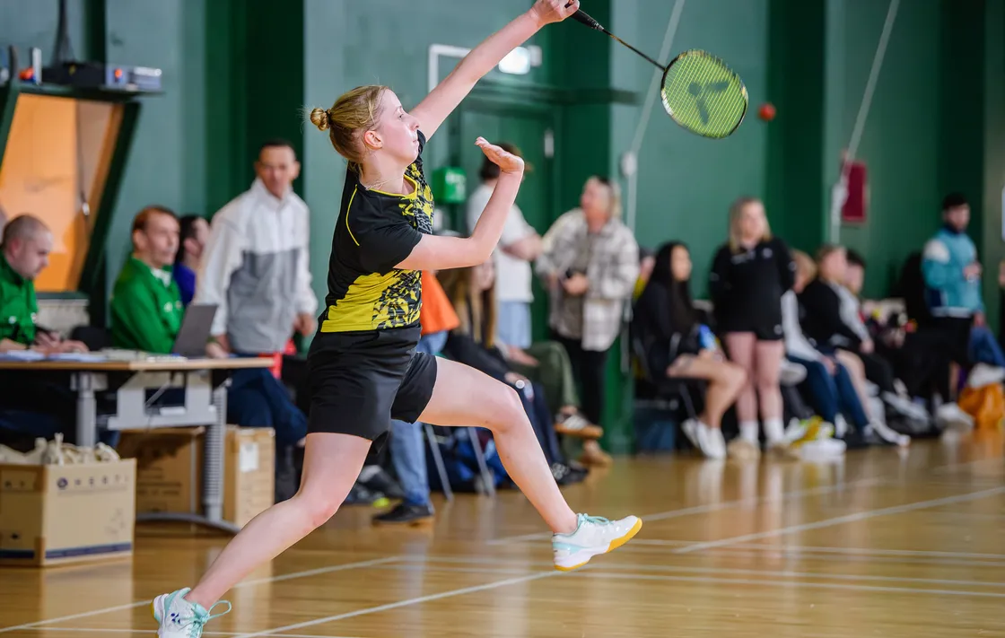 Emily Carpenter, pictured, reached the women’s doubles final playing alongside Carys Batiste.
