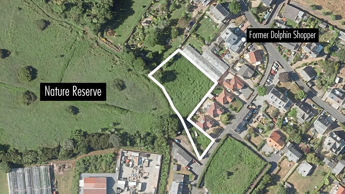 The Dolphin Vinery site in La Blanche Carriere is adjacent to the Grand Pre nature reserve.                       (Picture courtesy of Digimap)