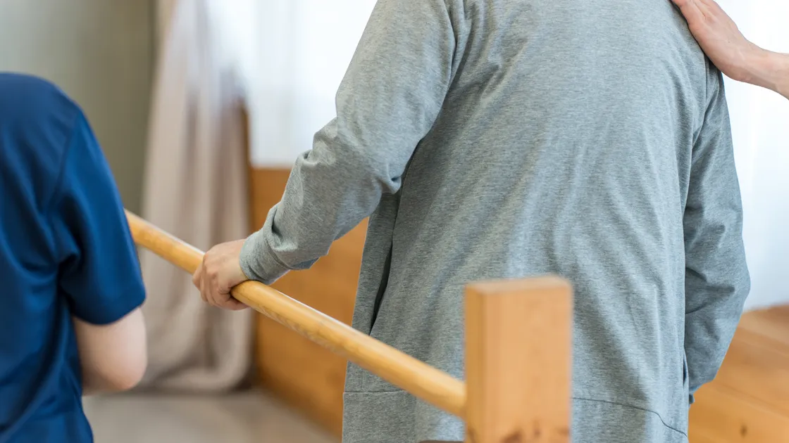 ‘A stroke is like nothing else when it comes to recovery. Some bits do get better, some don’t. But, and here’s the thing, you don’t know at any point which bits will do what.’