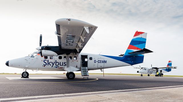 New contract will see Twin Otters flying Alderney routes