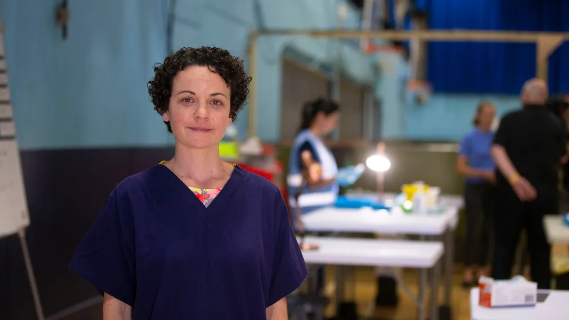 Clinical lead at the Community Vaccination Centre Jo Rocha. (Picture by Cassidy Jones, 29660413)