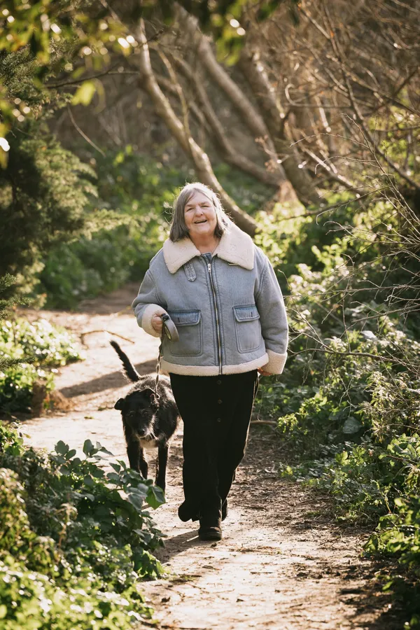 Rosie (with JoJo the dog)  – shot on location in St Ouen 	
