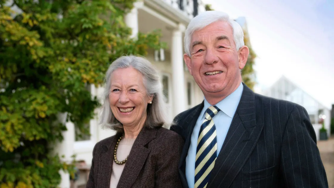Sir Fabian and Lady Sue Malbon pictured in 2007, during Sir Fabian’s tenure as the island’s Lt-Governor, a role he served from 2005 until 2011