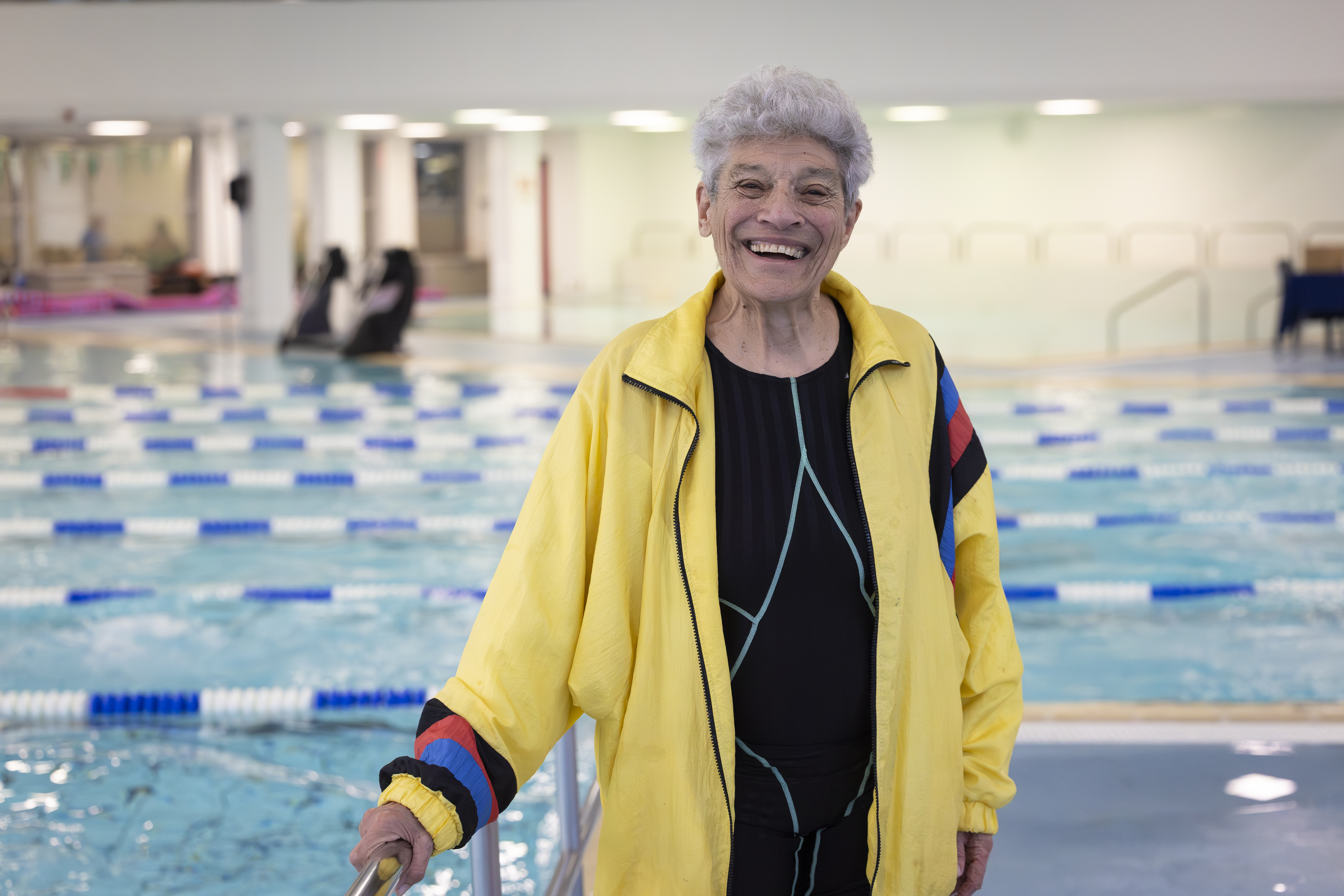 95-year-old swimmer steals show in final Guernsey Masters