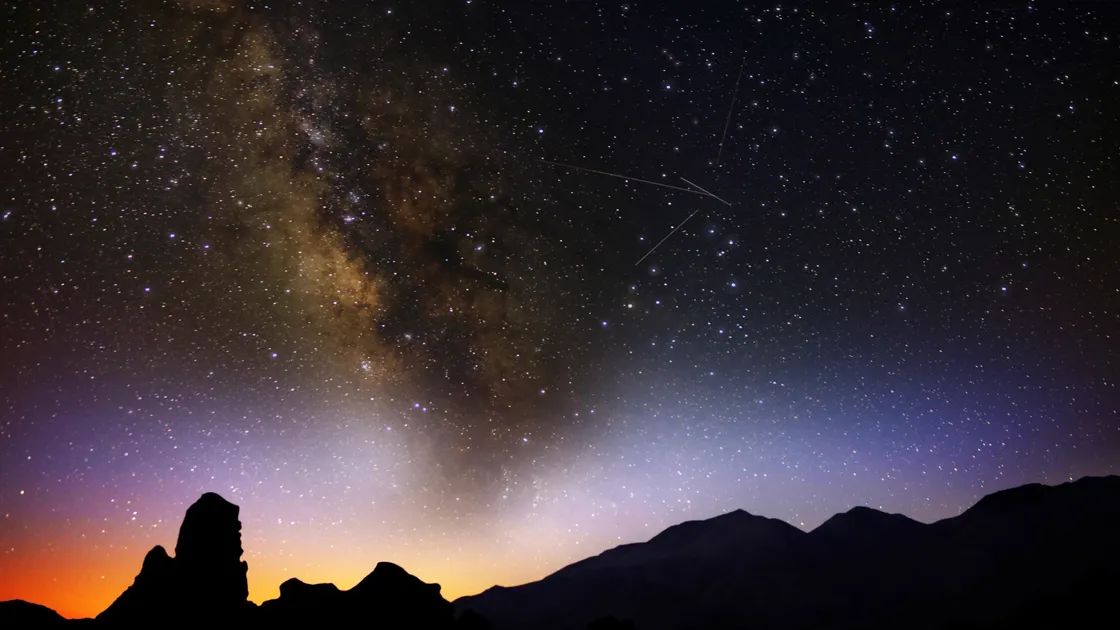 Lyrid meteor shower. (28026203)
