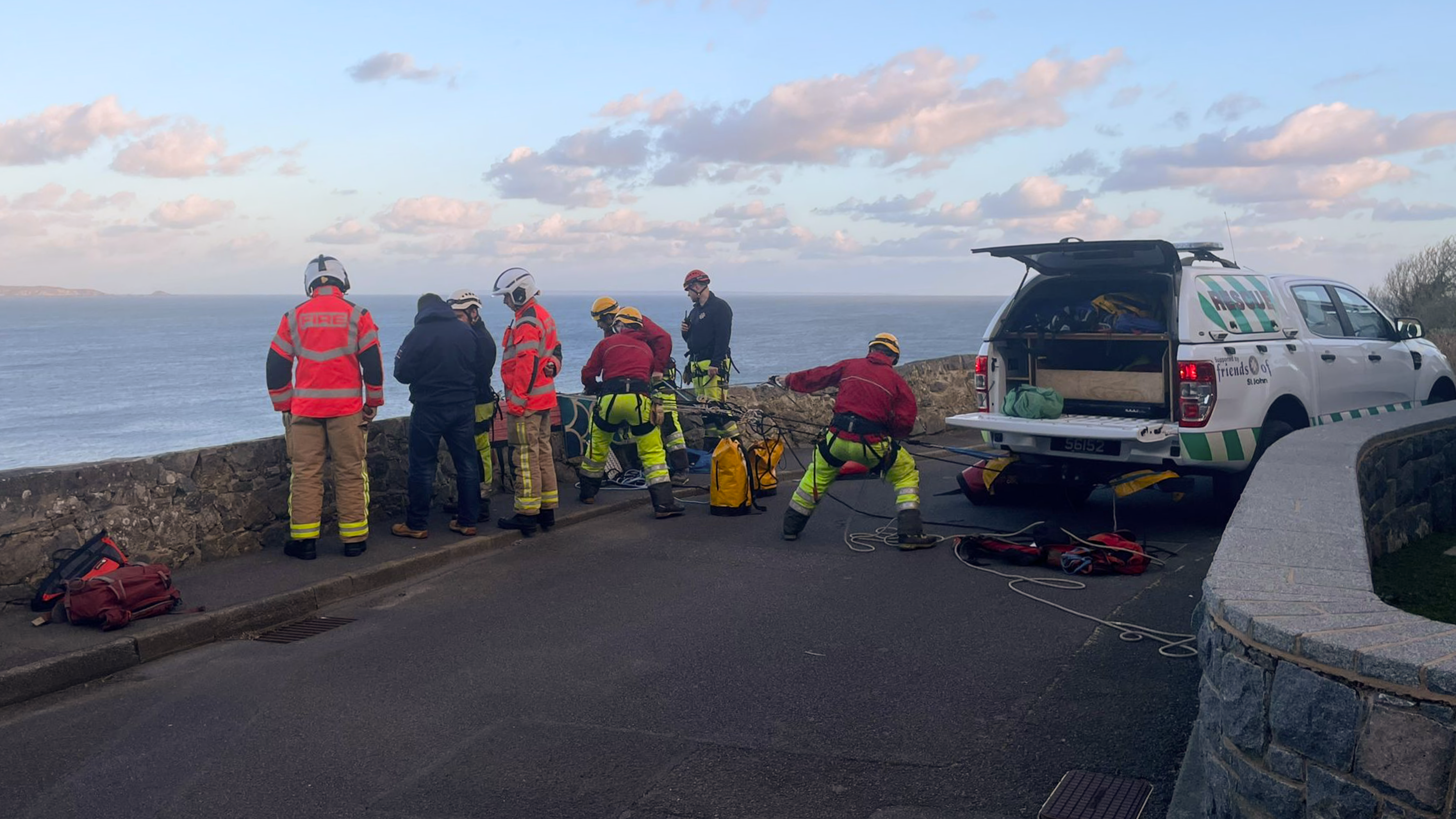 Teenager rescued from cliff at Soldier’s Bay