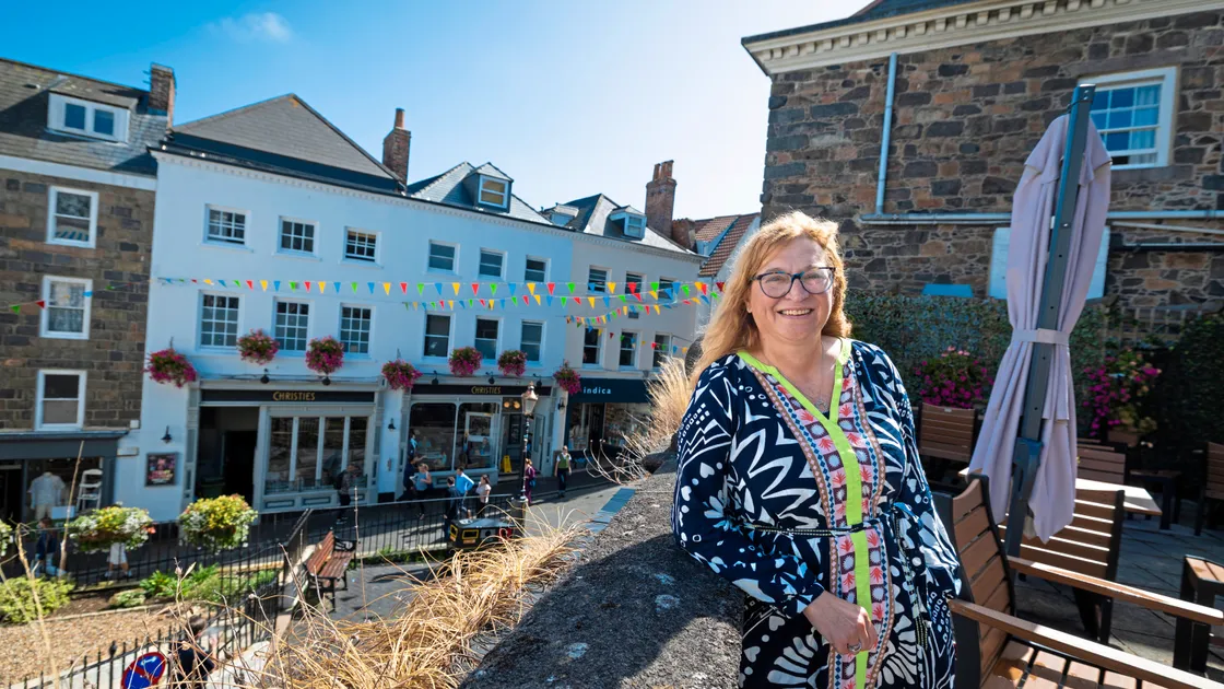 Fiona Drane was the guest speaker at a Guernsey Hospitality Association event at Moores Hotel