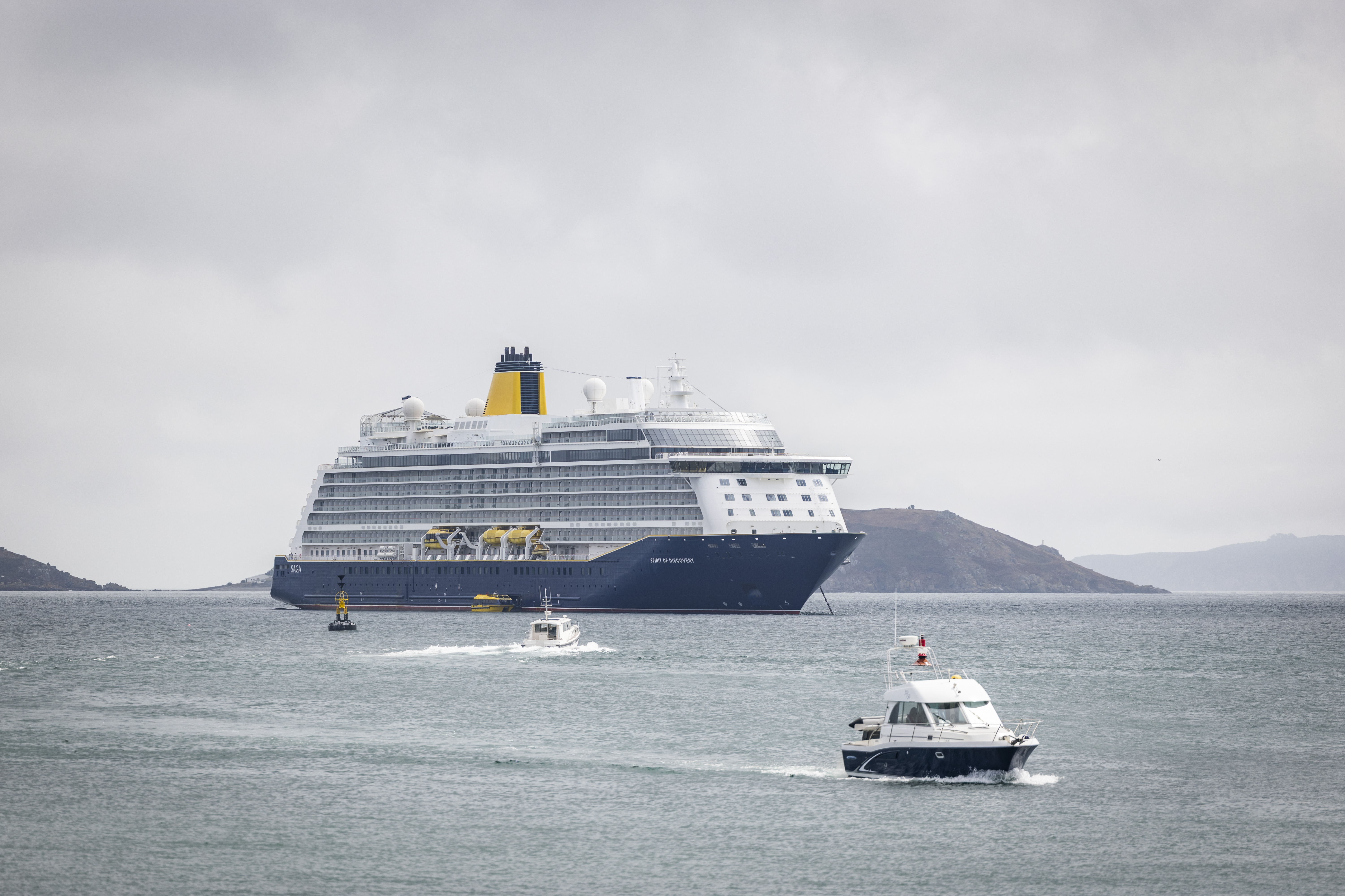 Cruise passengers have the Spirit of Discovery