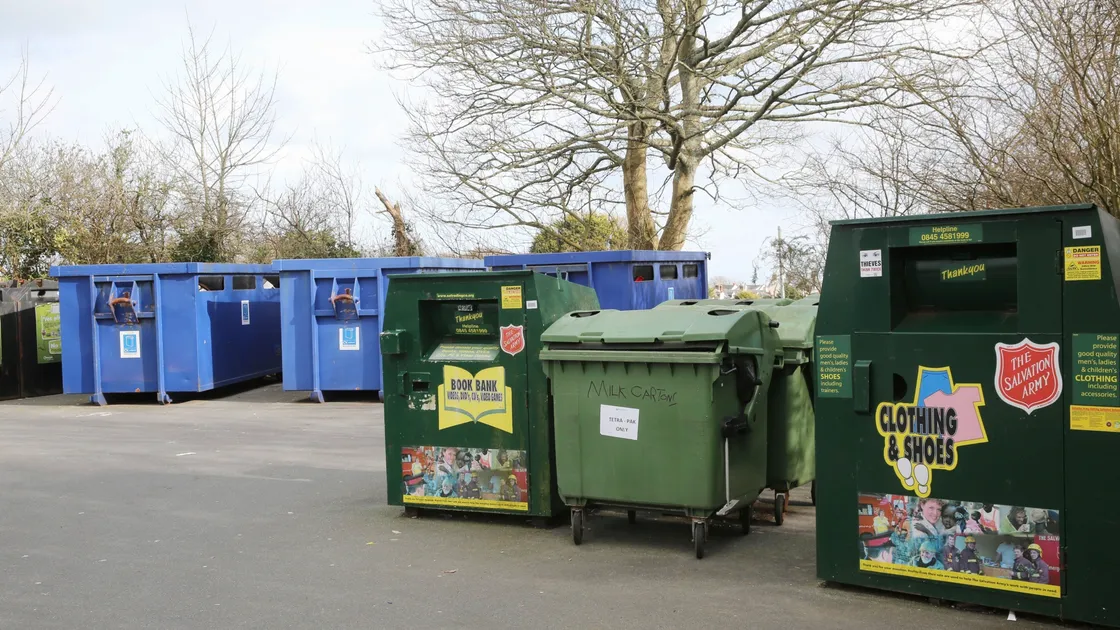 The bring bank site at Galeries du Manoir will close on Monday. (Picture by Adrian Miller, 27293020)