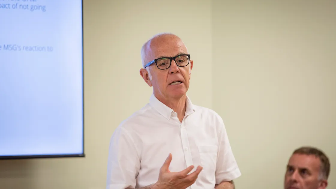 MSG chairman Steve Evans said that the fee had not changed, but its wider fertility service was under review.  (33784816)