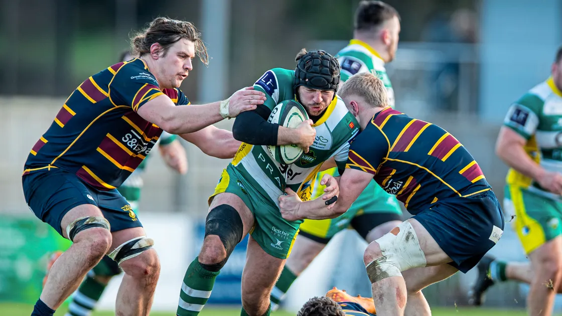 John Dawe in action for Raiders last month before he headed off on international duty with Germany at the Rugby Europe Championship