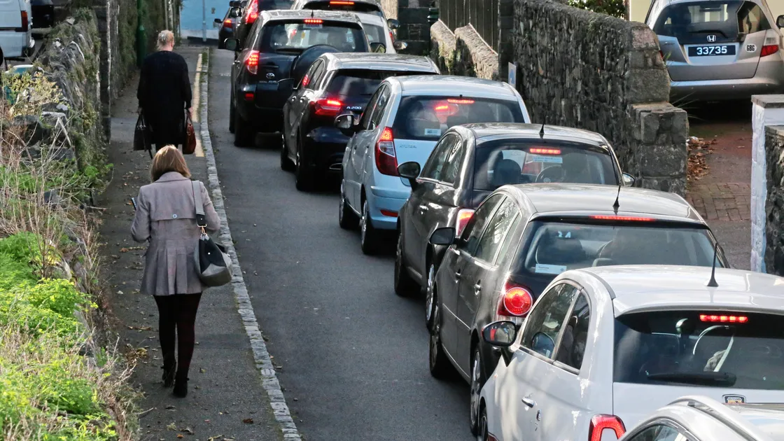 The first day of Vale Road being closed for 12 weeks, combined with Le Val des Terres shut for one month and Amherst also closed has seen some roads in the island gridlocked with traffic. 		     		   		       (Picture by Steve Sarre, 19710455)