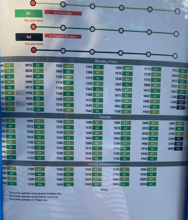 A picture of one of many obscured timetables put up by the bus operator, Stagecoach.