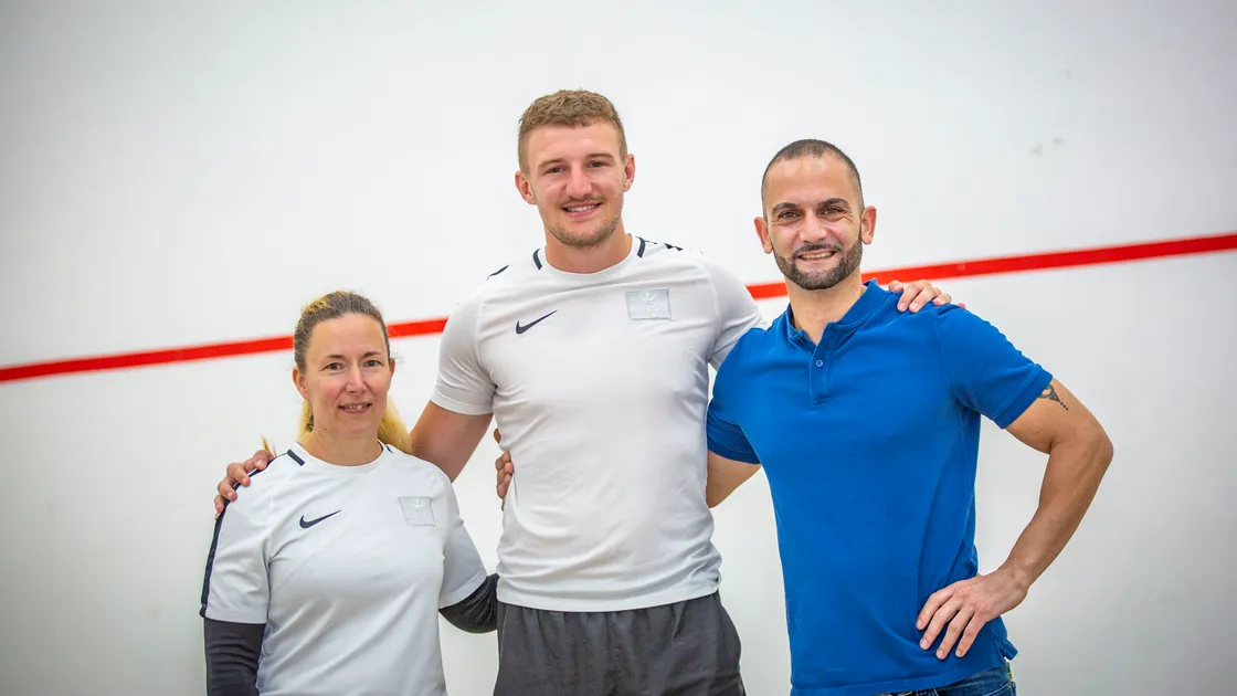 Left to right: Claire Luvin, James Jones and Philippos Toumazou. (Picture By Sophie Rabey, 29882382)
