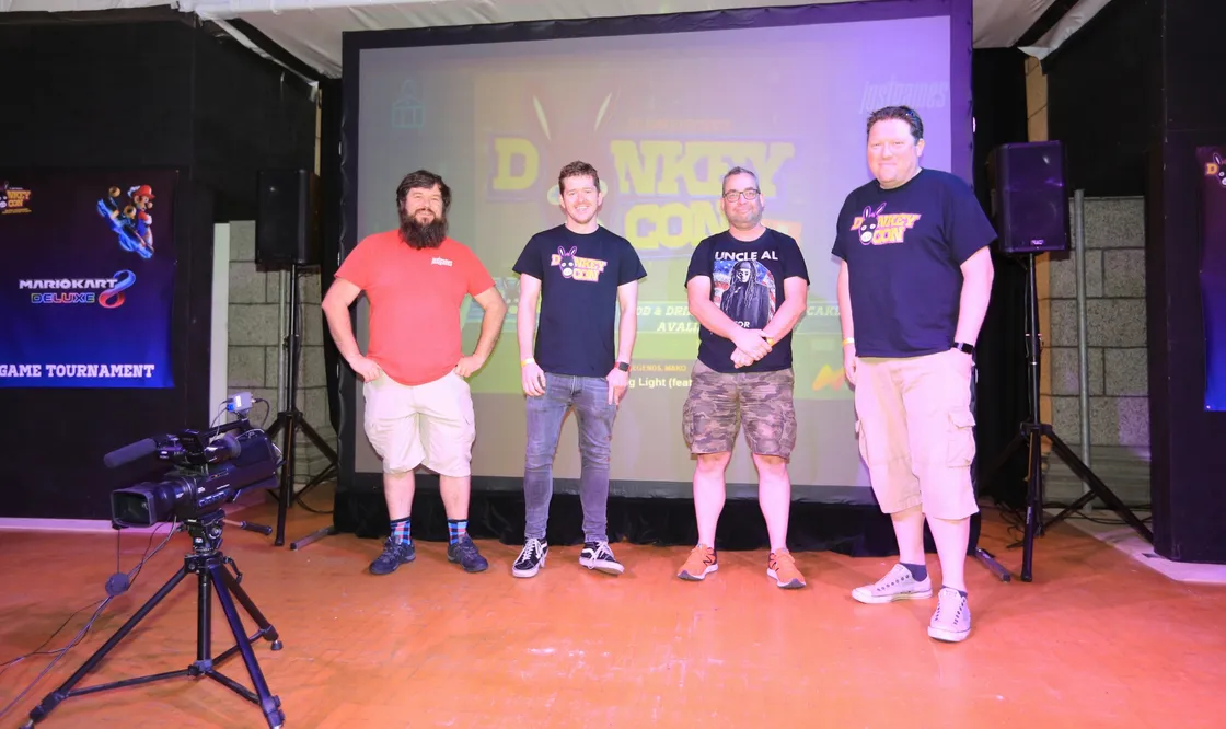 The organisers of Saturday’s event, left to right, Stu Lean, Ben Wratten, Rob Vaudin and Jamie Vidamour. (28680170)