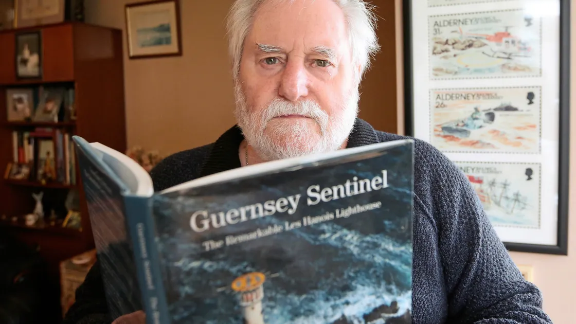 Former Hanois lighthouse keeper Robbie Goldsmith was surprised to receive a reply 25 years after he threw one of hundreds of bottles into the sea containing messages.                                                                                                   (Picture by Adrian Miller, 21401056)