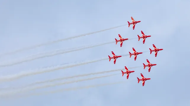 Red Arrows will return for evening Air Display