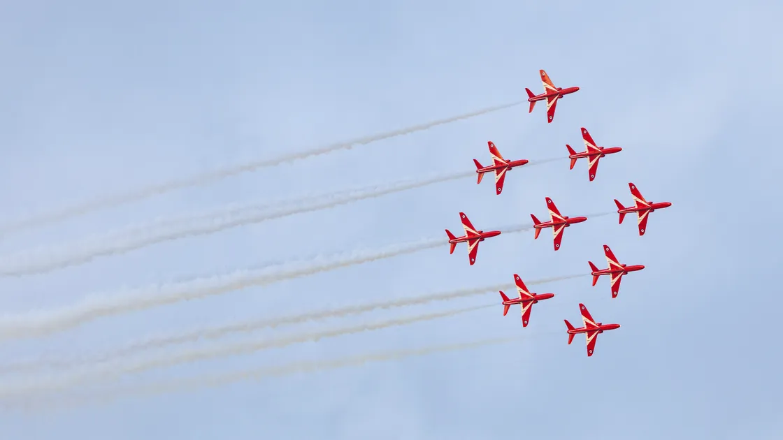The Guernsey Air Display is being held in the evening again this year.