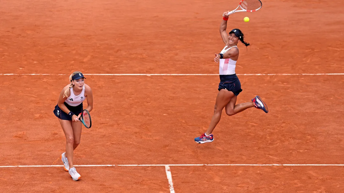 The British pair were beaten in straight sets by the third seeds from Italy. (Picture by Martin Rickett/PA Wire)