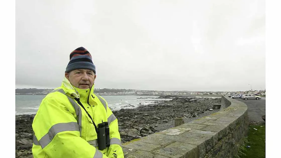 Rock armour part of sea wall repairs