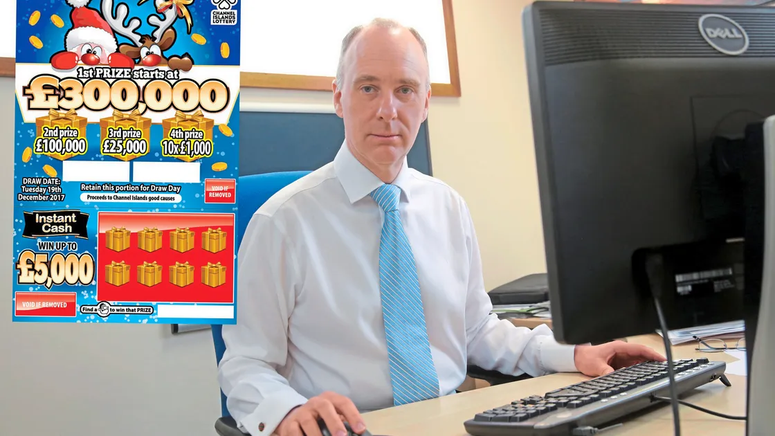 Association of Guernsey Charities chairman Malcolm Woodhams said the Christmas lottery was a crucial source of funding for local charities.(Picture by Adrian Miller, 21218047)