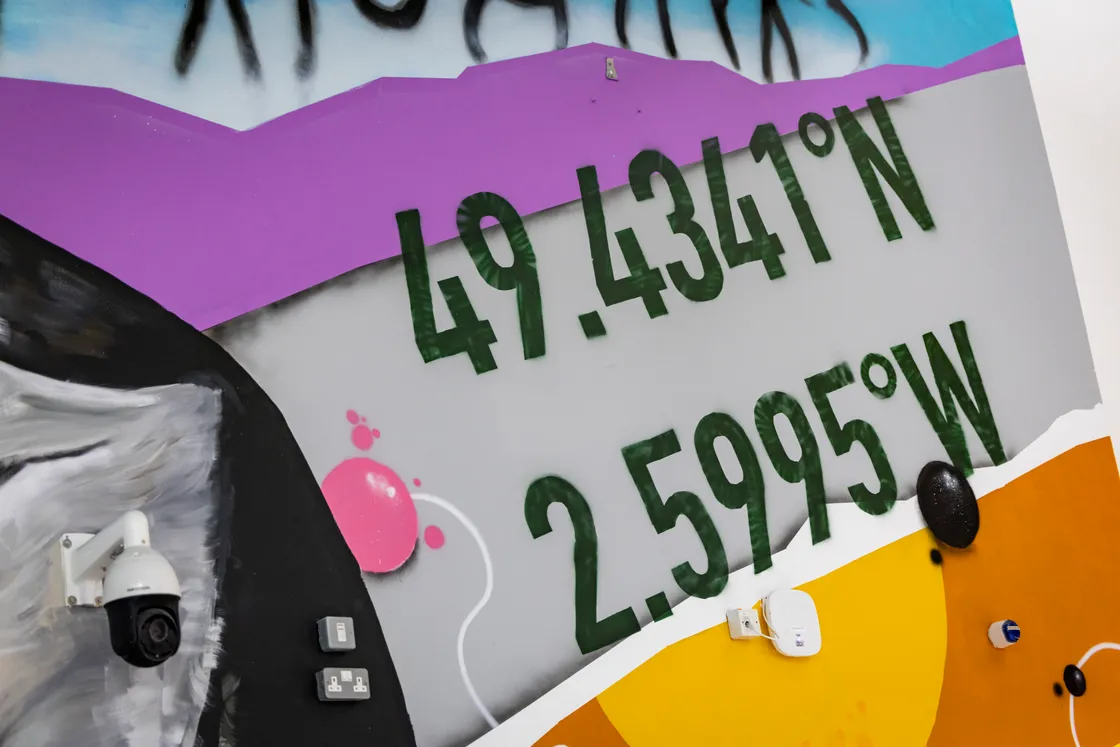 The work took Miss Matthews and Mr Woodward five weeks to complete