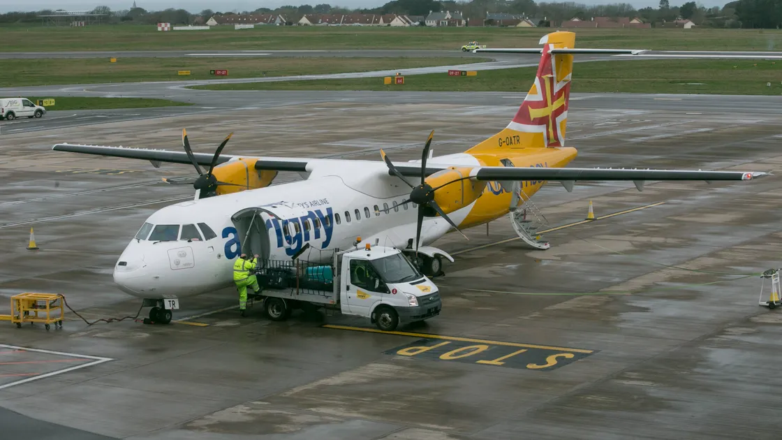 One of Aurigny's new ATRs. (27443788)