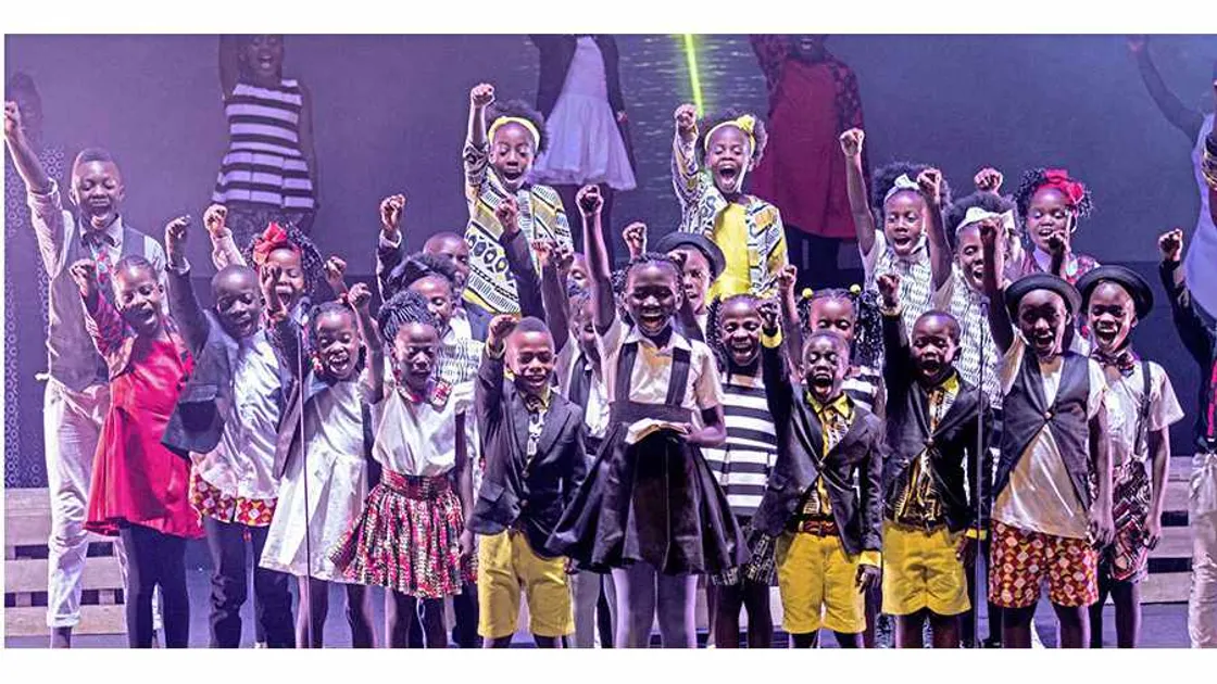 Ugandan children's choir at Les Beaucamps High