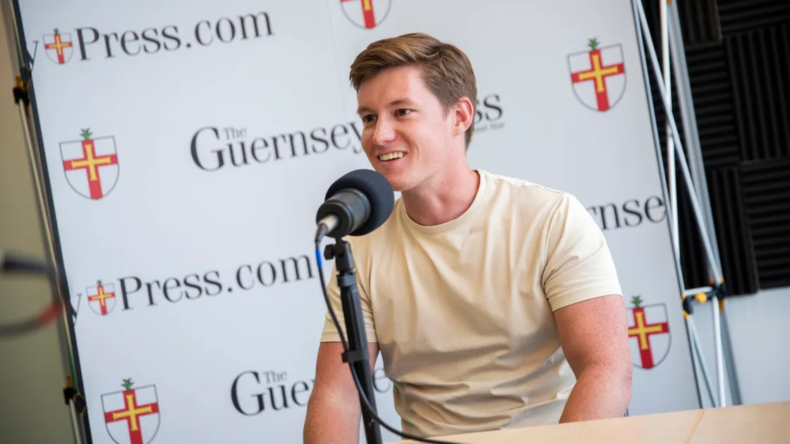 First-time writer and director Brandon Ashplant speaking on this month's Guernsey Press Arts Podcast. (Picture by Luke Le Prevost, 32471305)