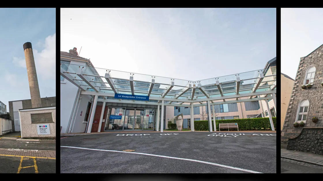 The States’ further and higher education providers, the College of Further Education, the Institute of Health & Social Care Studies and the GTA University Centre will be integrated in July with an executive principal to be announced. 			(Montage by Peter Frankland, 23849498)