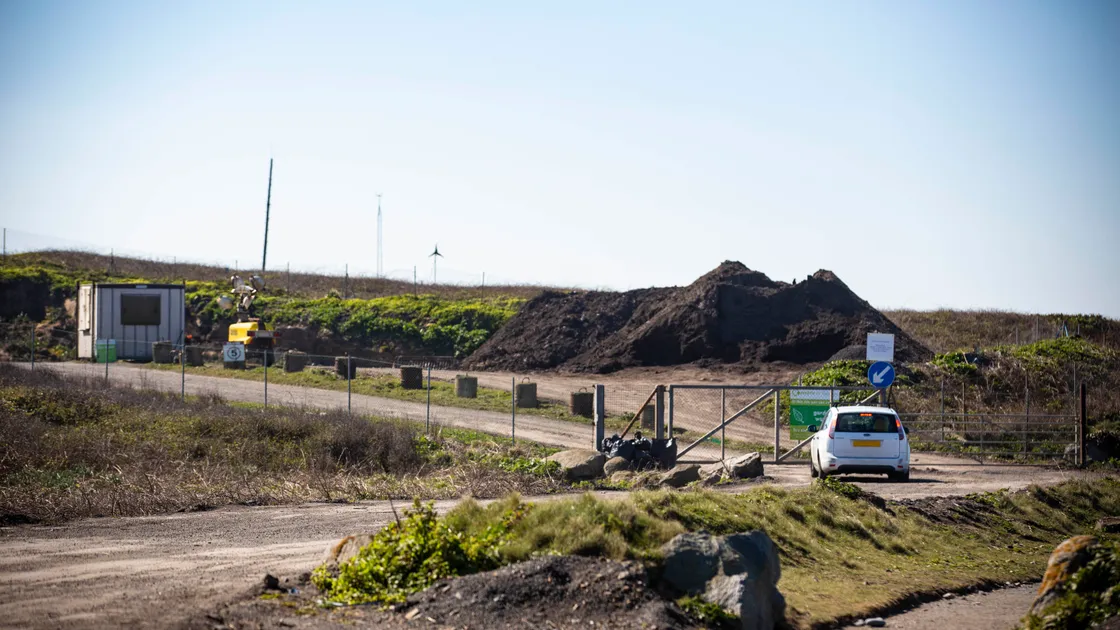  The green waste site at Chouet. (Picture by Peter Frankland, 31024107)